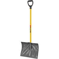 Pro Scraper Shovel, Polypropylene Blade, 18" Wide, D-Grip Handle Superchem Industries