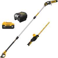 MAX Cordless Lithium-Ion Pole Saw & Pole Hedge Trimmer Combo Kit Superchem Industries