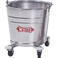 Steel Mop Buckets, 6.5 US Gal. (26 qt.) Capacity Superchem Industries