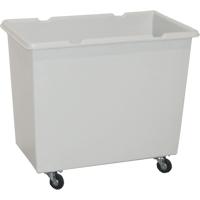 Mini Starcart Box Truck, Polyethylene, 33" L x 19" W x 28" H, 6 cu. ft. Volume, 200 lbs. Capacity Superchem Industries