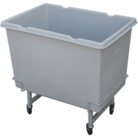 Starcart Elevated Box Truck, Polyethylene, 33" L x 23" W x 29" H, 7 cu. ft. Volume, 200 lbs. Capacity Superchem Industries
