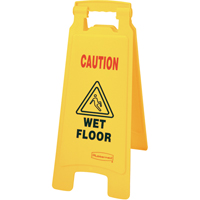 "Wet Floor" Safety Signs, English with Pictogram Superchem Industries