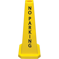 "No Parking" Lamba Traffic Cones, English Superchem Industries