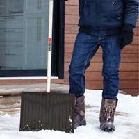 Nordic Snow Shovel, Polypropylene Blade, 17-3/4" Wide, D-Grip Handle Superchem Industries