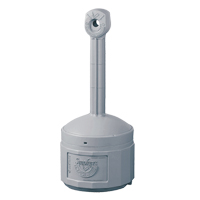 Smokers Cease-Fire&reg; Cigarette Butt Receptacle, Free-Standing, Plastic, 4 US gal. Capacity, 38-1/2" Height Superchem Industries