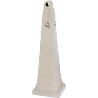 R&eacute;cup&eacute;rateurs de m&eacute;gots de cigarettes Groundskeeper, Sur pied, Plastique, Capacit&eacute; 1 gal. US, Hauteur 39-3/4" Superchem Industries