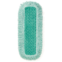 Hygen Dust Pads with Fringe, Hook and Loop Style, Microfibre, 18" L x 6" W Superchem Industries