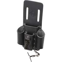 Tool Belt Pouch, Multiple Tool Holder, Leather, 4 Pockets Superchem Industries