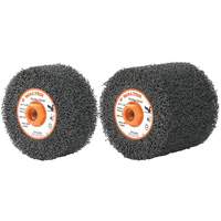 FX Flex Drum, 4-1/4" Dia. x 2" W, 5/8"-11 Arbor, Flex Coarse Grit Superchem Industries