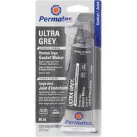 Ultra Grey&reg; Gasket Maker, Tube, 80 ml, -54°C - 260°C/-65°F - 500°F Superchem Industries