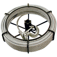 Assemblage de c&acirc;ble de 66' JGP-150A 1-1/2 tonne pour chariot-palans JET Superchem Industries