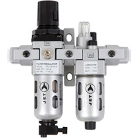 AFRLCM14 2-Piece Miniature Air Filter, Regulator & Lubricator, 1/4" NPT Superchem Industries