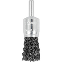 Brosse &agrave; fils cr&ecirc;p&eacute;s mont&eacute;e sur mandrin E050-20, 1/2", Fils 0,02", Tige 1/4" Superchem Industries
