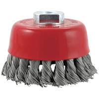 Brosse boisseau &agrave; fils nou&eacute;s torsad&eacute;s haute performance CK3201M14, 3" dia. Superchem Industries