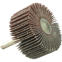 Mounted Flapwheel, 60 Grit, 2" x 1" x 1/4" Superchem Industries