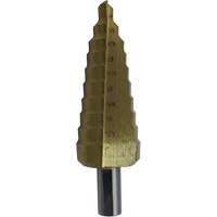 Foret &eacute;tag&eacute; M35 de premi&egrave;re qualit&eacute; JET-KUT Super, 3/16" - 1/2", Incr&eacute;ments de 1/16", Acier rapide Superchem Industries