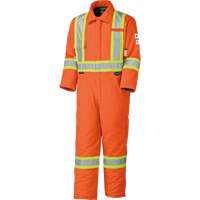 5532A High Visibility FR Rated & Arc Rated Safety Coveralls, Size 2X-Large, High Visibility Orange, 58 cal/cm² Superchem Industries