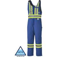 5524A Combinaison de s&eacute;curit&eacute; matelass&eacute;e ignifuge &agrave; haute visibilit&eacute;, 2T-Grand, Bleu royal Superchem Industries