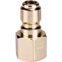 3/8" Female Plated Steel Quick Disconnect Plug Superchem Industries