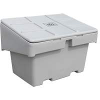 Salt Sand Container SOS, 48" x 33" x 34", 18.5 cu. Ft., Grey Superchem Industries