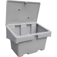 Salt Sand Container SOS, 48" x 33" x 34", 18.5 cu. Ft., Grey Superchem Industries