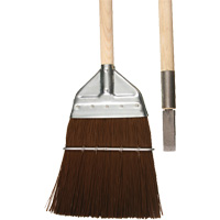 Railway & Track Broom with Chisel, Wood Handle, Polypropylene Bristles, 56" L Superchem Industries
