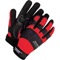 Gants performants &agrave; usage intensif avec paumes coussin&eacute;es, Taille Grand, Paume Synth&eacute;tique Superchem Industries