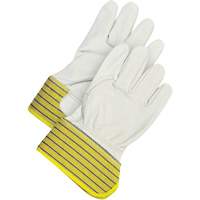Gants d'ajusteur classiques, Grand, Paume en Cuir fleur de vache, Doublure en Molleton Superchem Industries