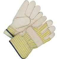 Gants d'ajusteur classiques, Taille unique, Paume en Cuir fleur de vache, Doublure en Peluche d'acrylique Superchem Industries