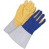 Gants pour soudeur TIG avec poignet de 5,5", Cuir fleur de daim, Taille 10 Superchem Industries