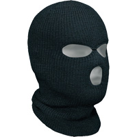 Classic 3-Hole Balaclava, Acrylic, Black Superchem Industries
