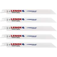 Lame de scie alternative, Bim&eacute;tal, 18 Dents par pouce, 8" lo x 3/4" la Superchem Industries
