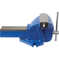 Mechanic's Vise, 8" Jaw Width, 4" Throat Depth Superchem Industries