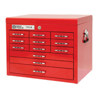 PRO+ Series Top Chest, 26" W, 12 Drawers, Red Superchem Industries