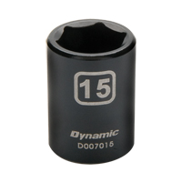 Metric Socket, Impact, 12 mm, 3/8" Drive, 6 Points Superchem Industries