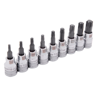 Standard Socket Set, Torx&reg;, 3/8" Drive, 9 Pcs Superchem Industries