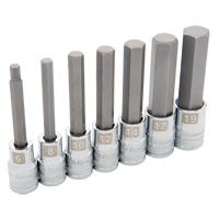 Long Metric Socket Set, 7 Pcs Superchem Industries