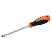 Slotted Screwdriver, 5/16" Tip, Round, 10-5/8" L, Cushion Grip Handle Superchem Industries