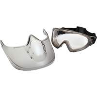 Capstone&reg; Shield Safety Goggles with Removable Faceshield, Clear Lens, Anti-Fog, Direct/Closed Vent Superchem Industries