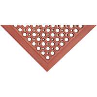 Competitor Series Mats, Slotted, 3' x 5' x 7/8", Orange, Natural Rubber Superchem Industries