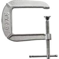 Serre-joint en C de s&eacute;rie l&eacute;g&egrave;re, Capacit&eacute; de 3" (76 mm), Profondeur de gorge de 4-1/2" (114 mm) Superchem Industries