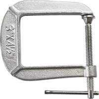 Serre-joint en C de s&eacute;rie l&eacute;g&egrave;re, Capacit&eacute; de 3" (76 mm), Profondeur de gorge de 4-1/2" (114 mm) Superchem Industries