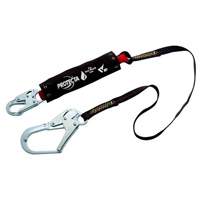 PRO Shock-Absorbing Lanyard, 6', Snap Hook Center, Snap Hook Leg Ends, Kevlar&reg; Superchem Industries