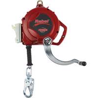 Rebel Self-Retracting Lifeline, 50', Galvanized Steel, Swivel Superchem Industries
