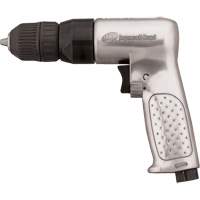 Perceuse pneumatique r&eacute;versible, 4 pi³/min, 1/4" NPTF, 93 dBA, 3/8" mandrin, Sans cl&eacute; Superchem Industries