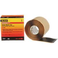 Ruban de mastic de caoutchouc 2228 Scotch, 50,8 mm (2") x 3 m (10'), Noir Superchem Industries