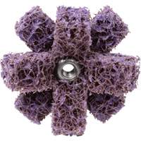 Scotch-Brite Cross Buff, BF-XB, 1-1/2" Dia., Medium Grit, Aluminum Oxide Superchem Industries