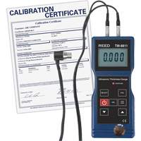 Thickness Gauge with ISO Certificate, Digital Display, Ultrasound, 0.05" to 7.9" (1.5 mm to 200 mm) Range Superchem Industries