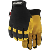 Flextime Water Resistant Gloves, Grain Goatskin Palm, Size Large Superchem Industries