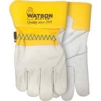 Double Trouble Gloves, One Size, Grain Cowhide Palm Superchem Industries
